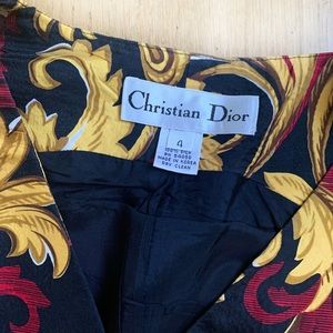 Dior Jackets & Coats - CHRISTIAN DIOR Vintage Silk Red Gold Vest Size 4 Dior Jackets & Coats - CHRISTIAN DIOR Vintage Silk Red Gold Vest Size 4
